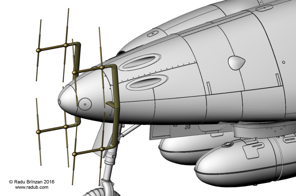 メッサーシュミット Me262B-1a/U1 アンテナ&ピトー管