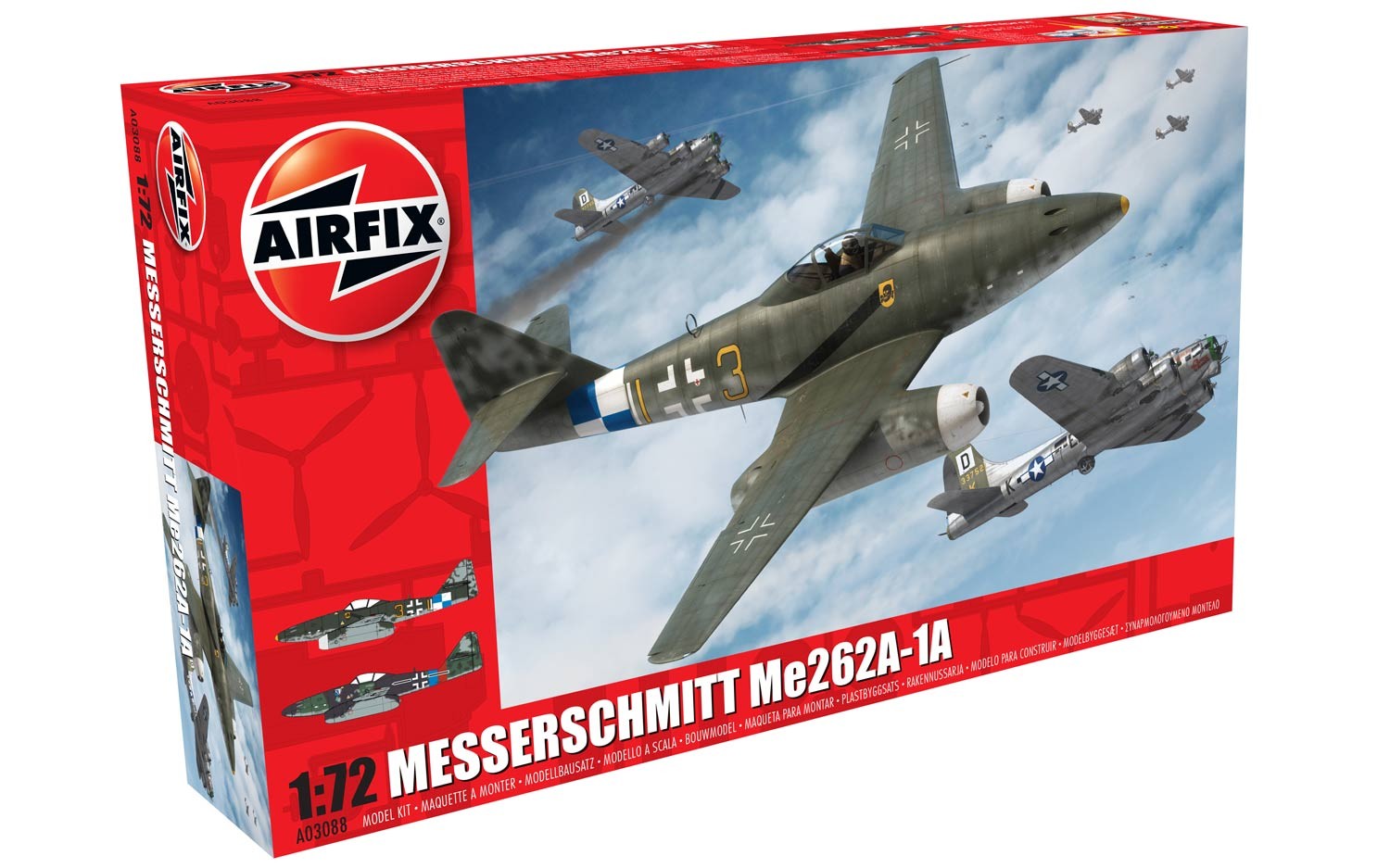 エアフィックス 1/72 メッサーシュミット Me262A-1A シュワルベ 入荷しました！