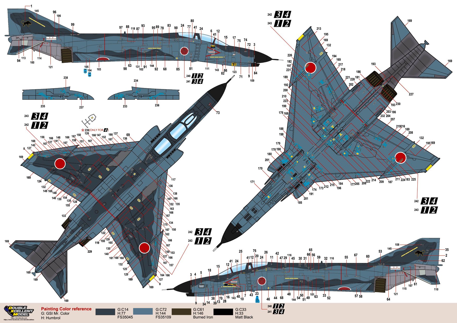 ハセガワ 1/48 F-4EJ改 洋上迷彩 塗装済み完成品+secpp.com.br