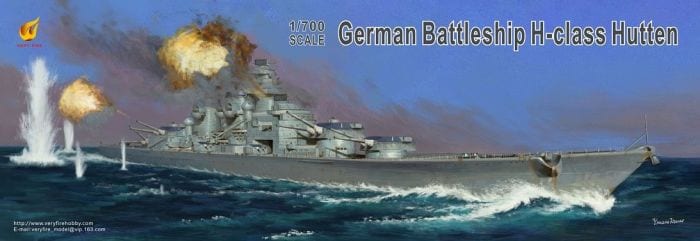 ベリーファイア 1/700 ドイツ海軍 H級戦艦 H-39 フッテン 入荷しました。