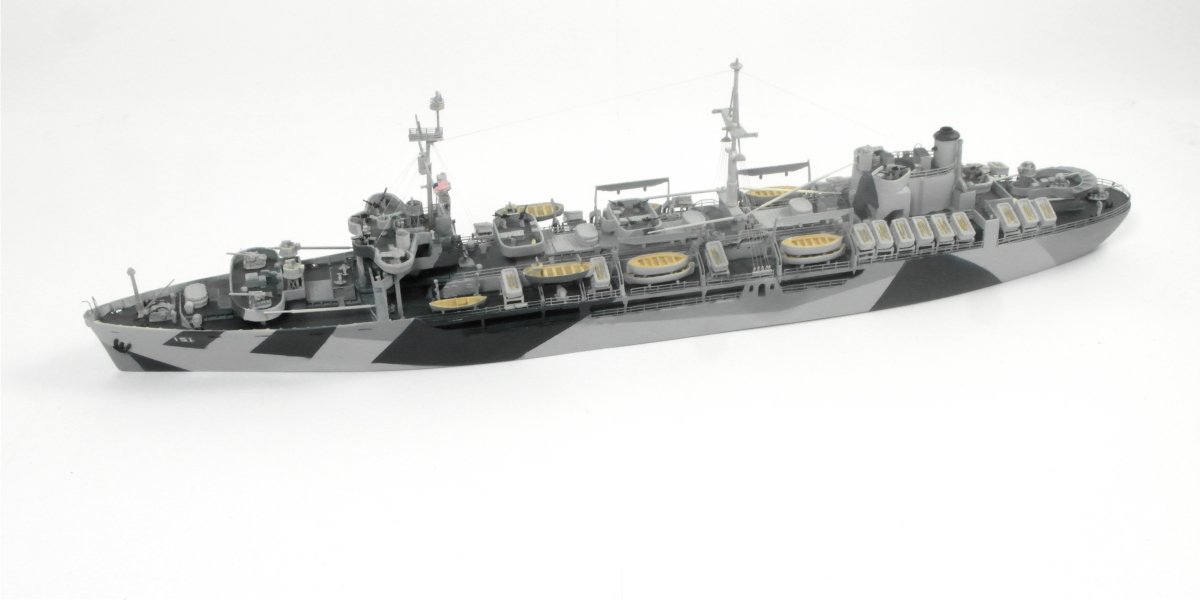 NIKOモデル新製品、兵員輸送艦 AP-151 ジェネラル W・C・ラングフィット 1944が入荷しました。