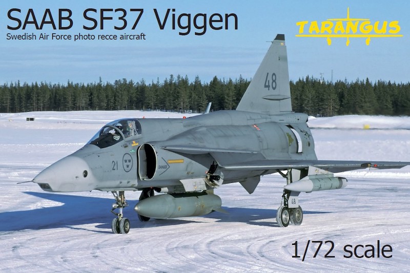 タラングス 1/72 サーブ SF37 ビゲン 偵察機入荷しました。