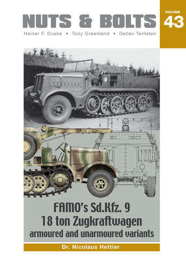 ナッツ&ボルト 新刊 ファモ Sd.Kfz.9 18トン重ハーフトラック入荷しました。