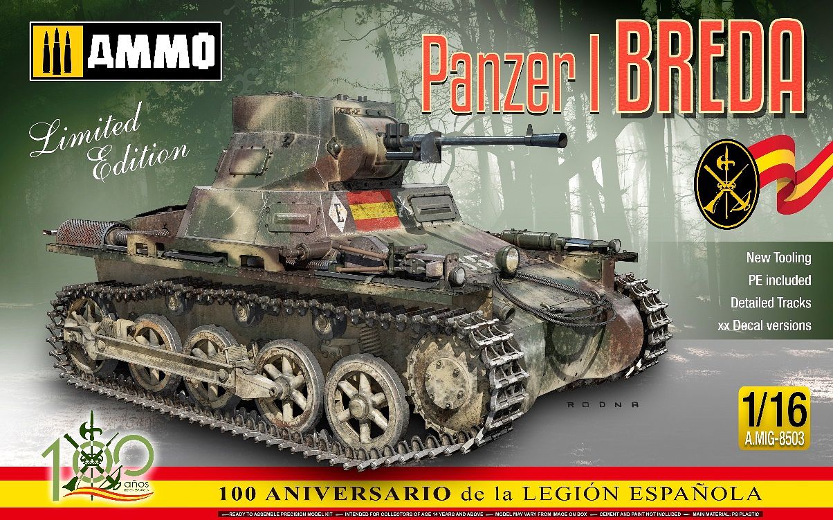 アンモ･オブ･ミグ･ヒメネス 1/16 I号戦車 ブレダスペイン内戦入荷しました。