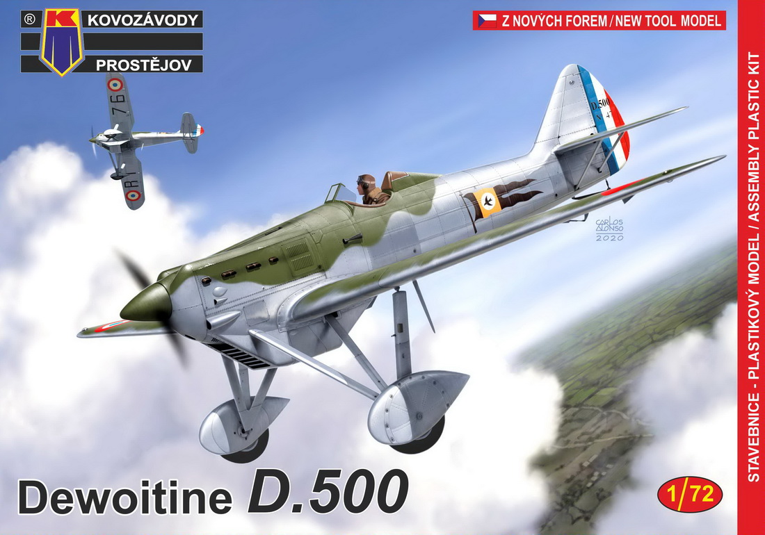 KPモデル 1/72 デヴォアティーヌ D.500入荷しました。