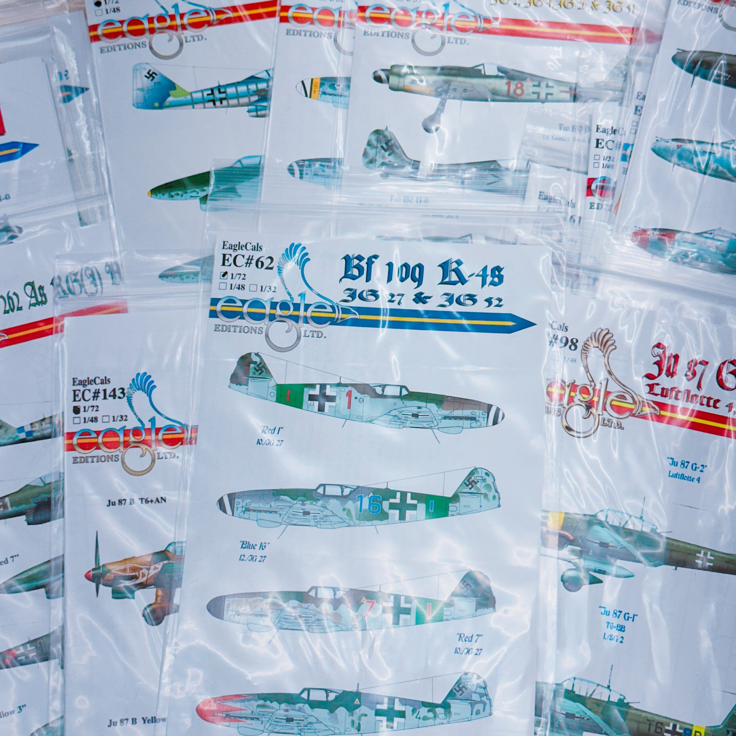同60 EagleCals イーグルカルス デカール 1/32 メッサ―シュミット bf109 他