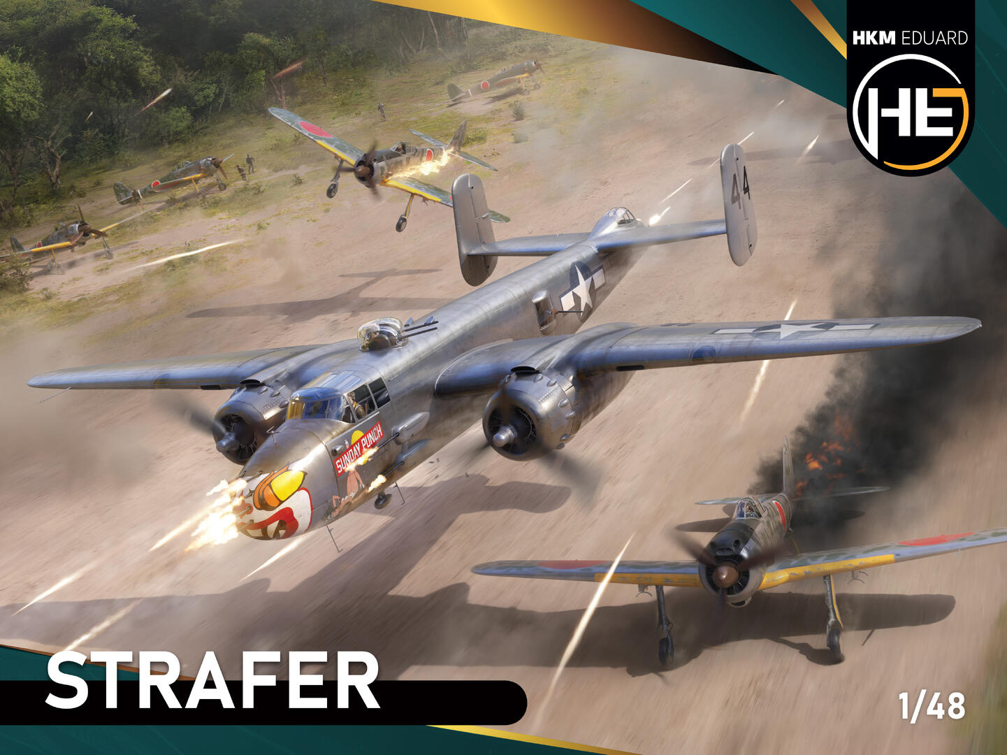エデュアルド1/48 B-25J ミッチェル “ストレーファー”リミテッド