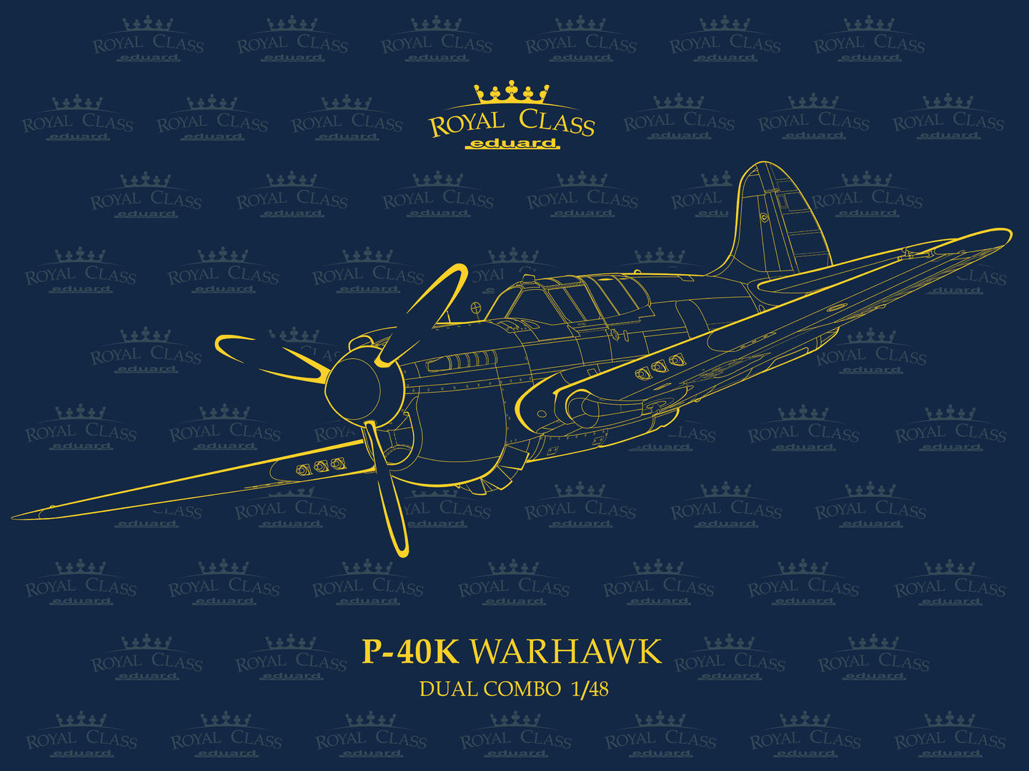 エデュアルド 1/48 P-40K ウォーホーク ロイヤルクラス デュアルコンボ
