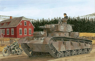 【新製品】[0089195866905] 6690)ノイバウファールツォイク多砲塔戦車(3-5号車)