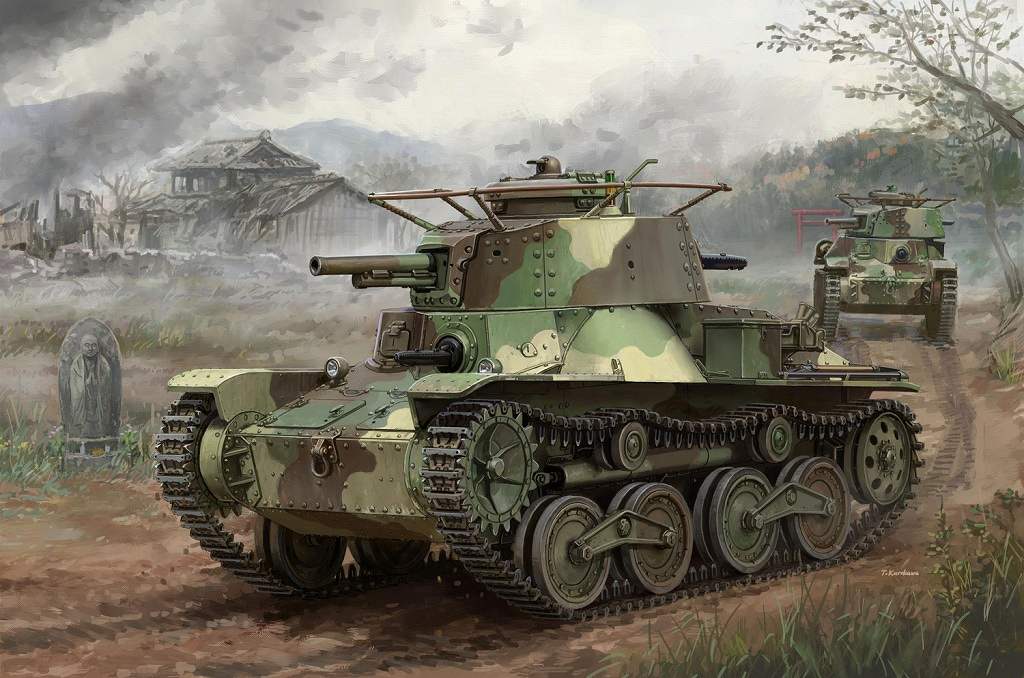 【新製品】6854)WWII 日本帝国陸軍 四式軽戦車 ケヌ