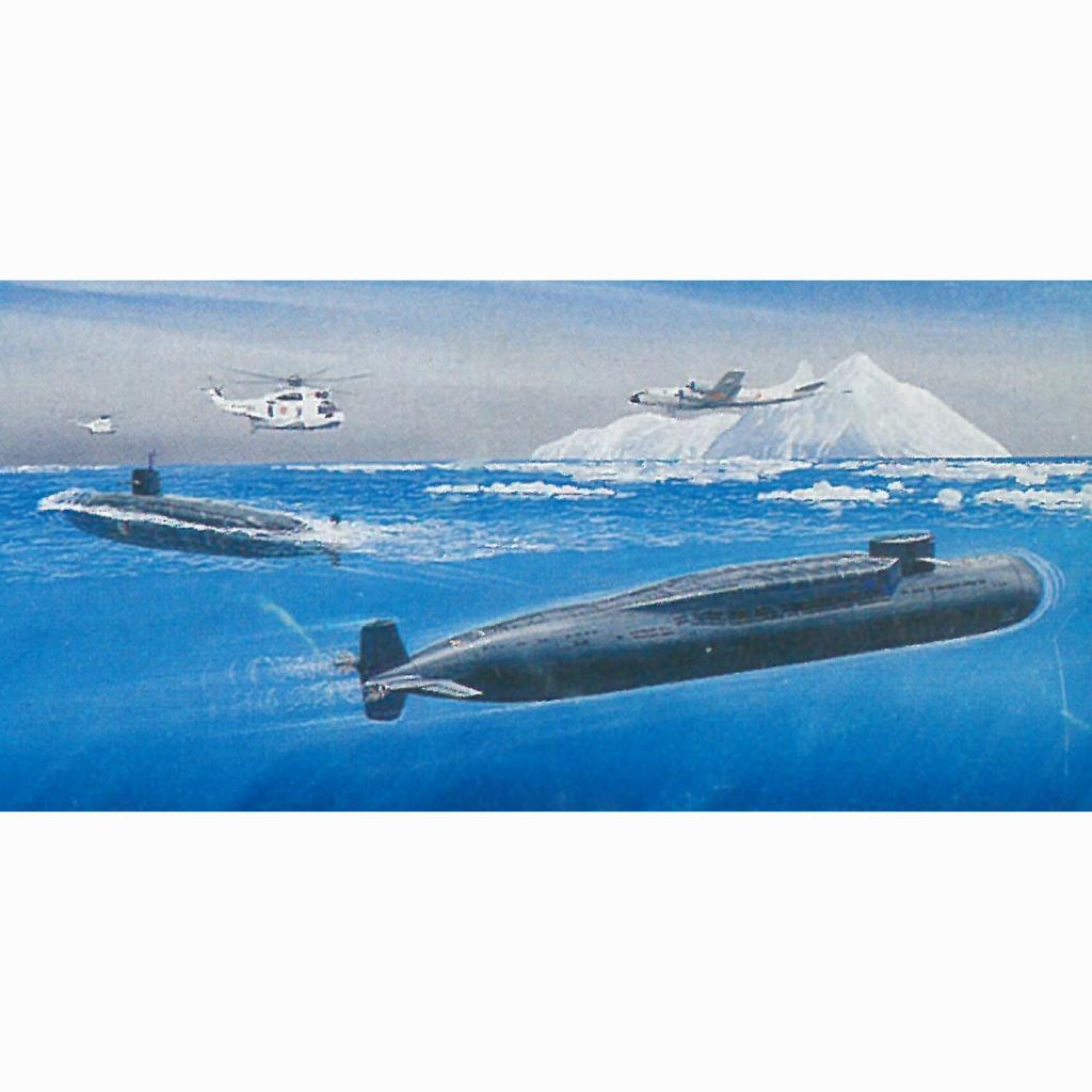 【新製品】7003 潜水艦 海上自衛隊ゆうしお vs ソビエト デルタIII