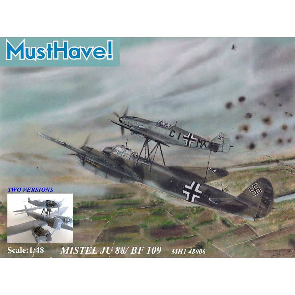 【新製品】MUSTHAVE! MH148006 ミステル Ju88/Bf109 2in1