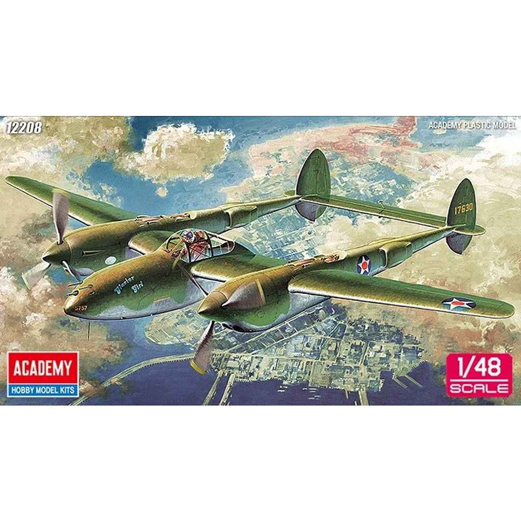 【再入荷】12208 P-38F　ライトニング　”グレイシャーガール”