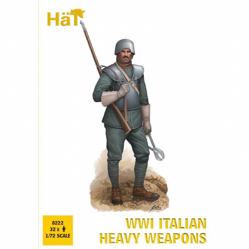 【新製品】8222 WWI イタリア歩兵 重火器