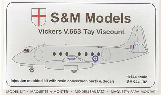 【新製品】[0700534400207] S&M Models SMK44-02)ヴィッカース V.663 テイ ヴィスカウント