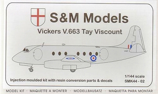 【新製品】[0700534400207] S&M Models SMK44-02)ヴィッカース V.663 テイ ヴィスカウント