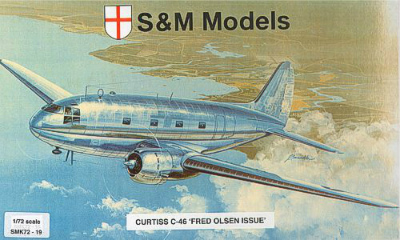 【新製品】[0700537201900] S&M Models SMK72-19)カーチス C-46 フレッド オルセン