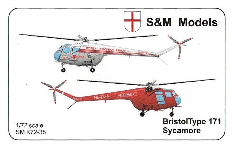 【新製品】S&M Models SMK72-38)ブリストル 171 シカモア