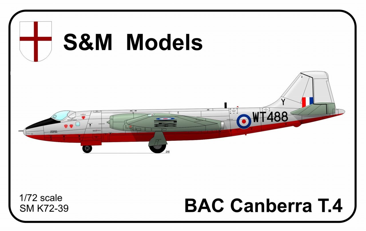 【新製品】S&M Models SMK72-39 BAC/EE キャンベラ T.4