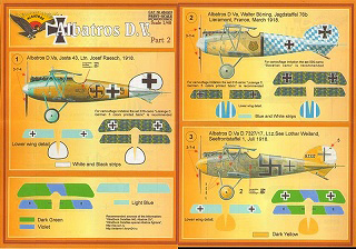 【新製品】[1300524802302] PRINT SCALE 48023)アルバトロス D.V Pt.2