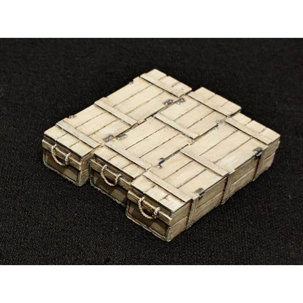 【新製品】Work Shop Shin M-20226 1/35 3tトラック積載物資（A)セット