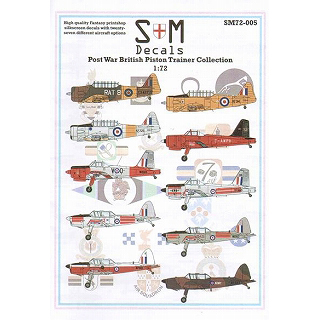 【新製品】[1700527200509] S&M Silk SSM72-005)イギリス 戦後のレシプロ練習機
