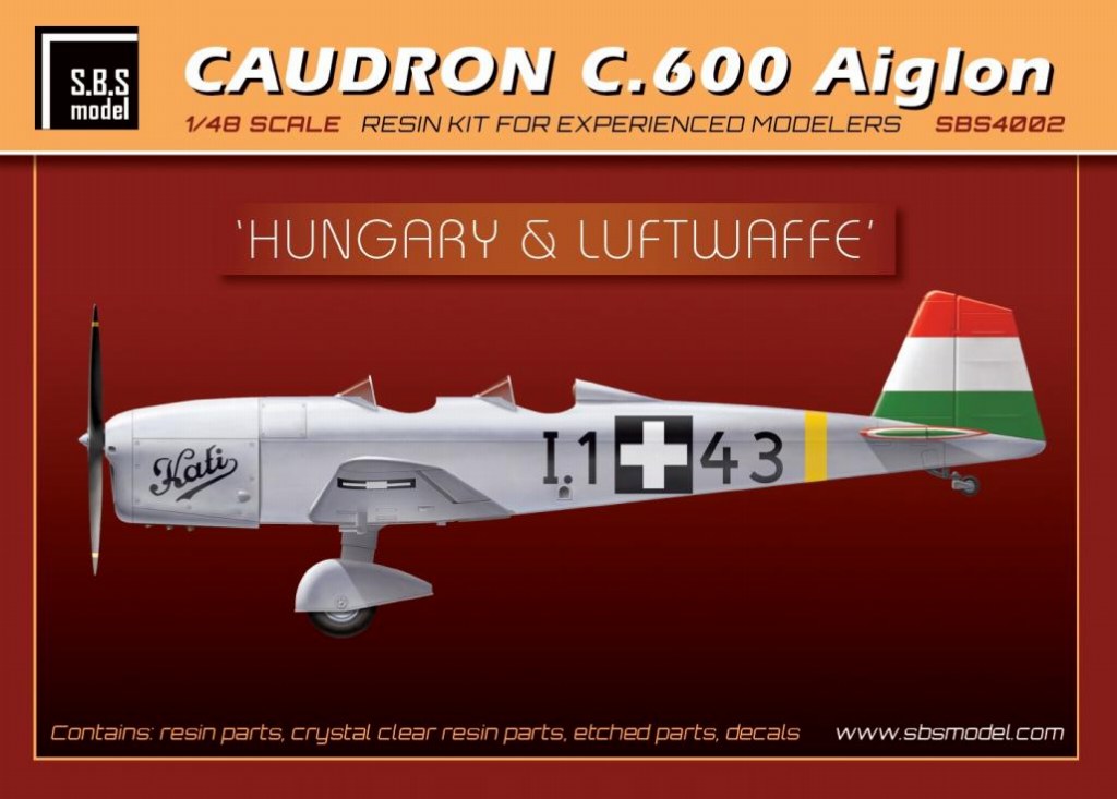 【新製品】SBS4002)コードロン C.600 エーグロン ドイツ空軍&ハンガリー