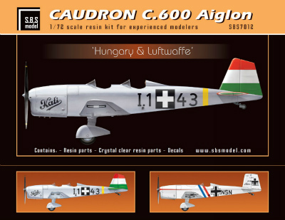 【新製品】SBS72012)コードロン C.600 エーグロン ドイツ空軍&ハンガリー