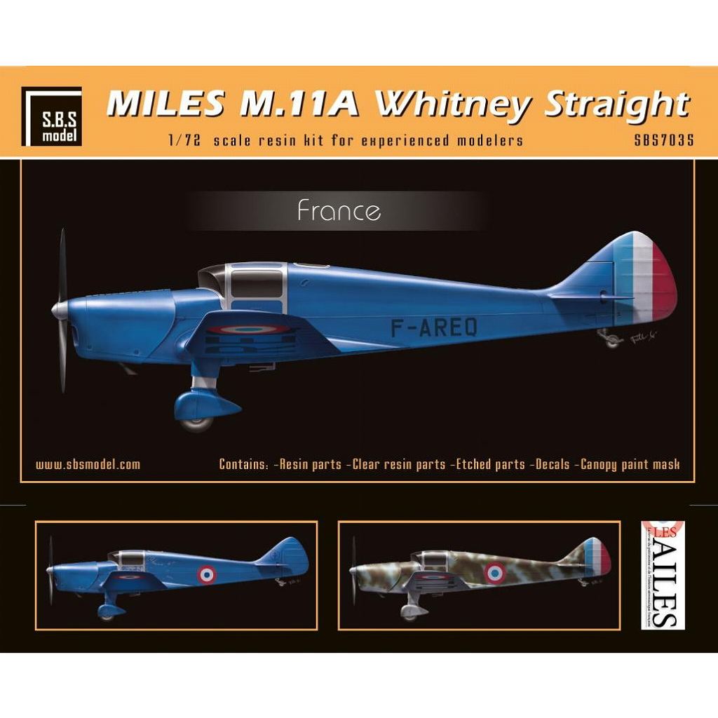 【新製品】SBS7035 1/72 マイルズ M.11A ホイットニー・ストレート フランス空軍