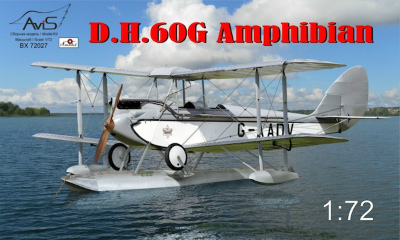 【新製品】BX72027)デ・ハビランド DH.60G ジプシーモス 水陸両用機