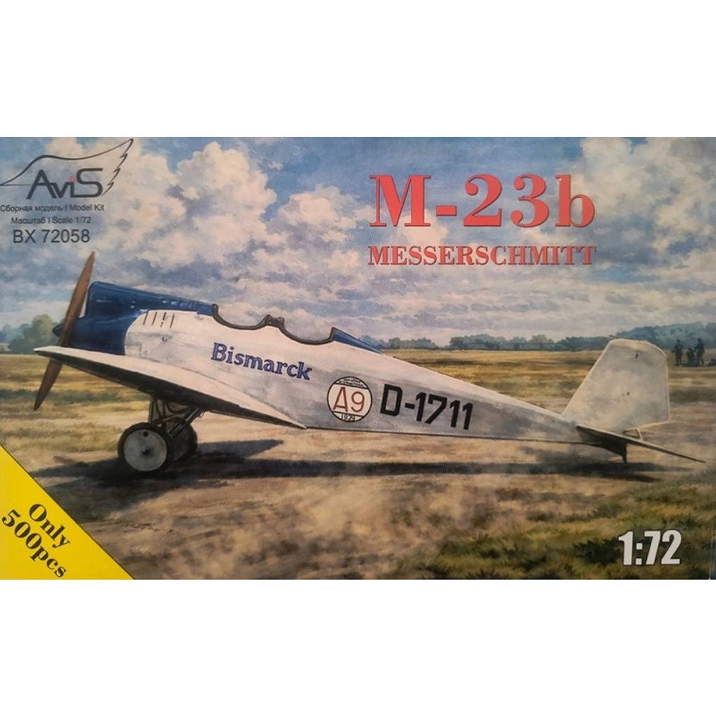 【新製品】BX72058 1/72 メッサーシュミット M.23b 複座スポーツ機(シーラスエンジン搭載型)