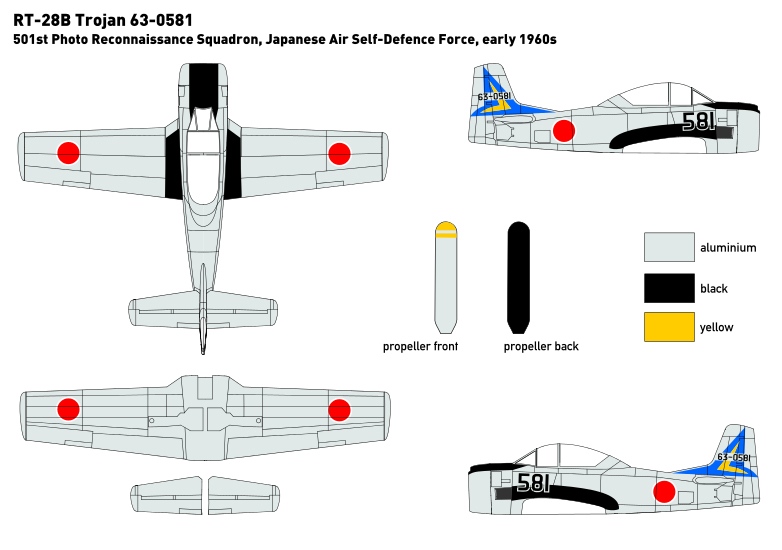 【新製品】318)ノースアメリカン T-28B トロージャン 航空自衛隊