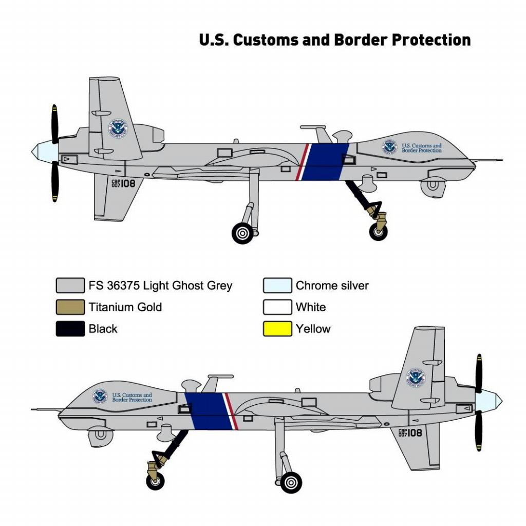 【新製品】330 MQ-9 リーパー 米国税関