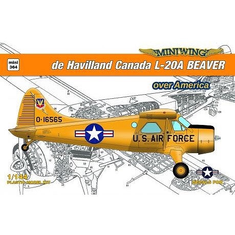 【新製品】364 1/144 DHC L-20A ビーバー「アメリカ上空」