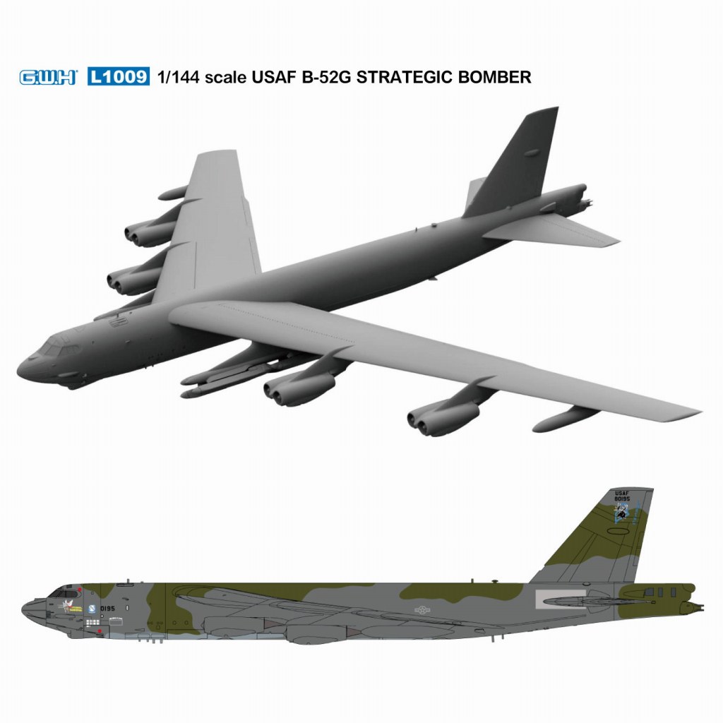 【新製品】L1009 アメリカ空軍 ボーイング B-52G ストラトフォートレス 戦略爆撃機