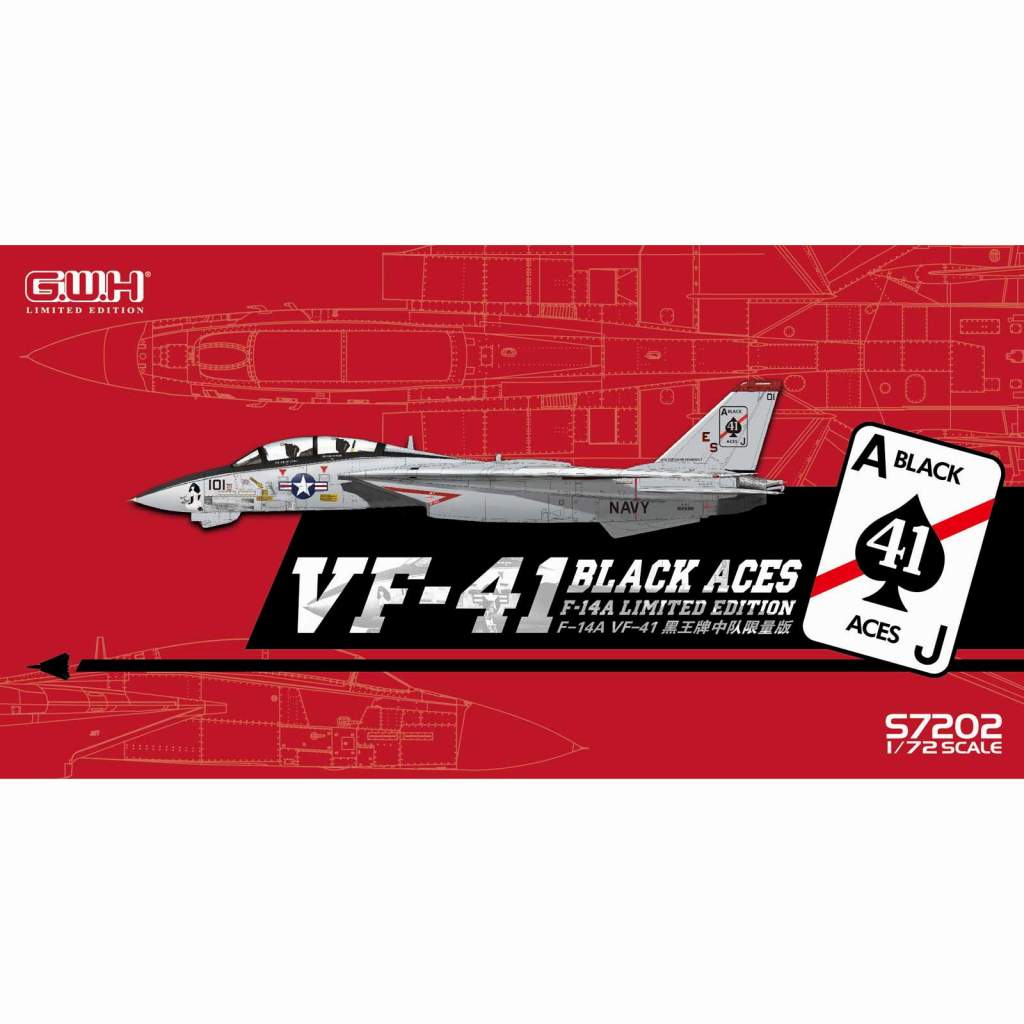 【新製品】S7202 グラマン F-14A トムキャット VF-41 ブラックエーセス
