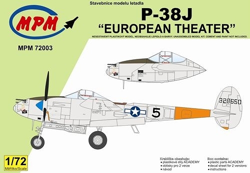 【新製品】MPM72003)ロッキード P-38J ライトニング ヨーロピアンシアター