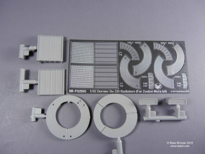 【新製品】P32041)ドルニエ Do335 プファイル ラジエター