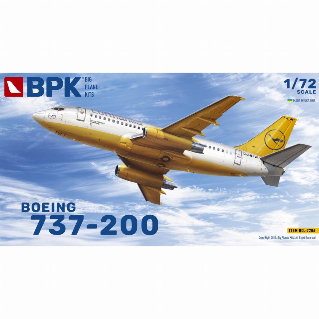【新製品】BPK7206 ボーイング 737-200 ルフトハンザ航空