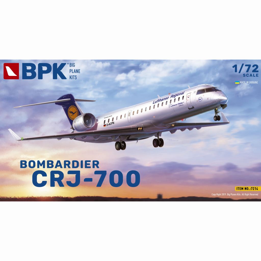 【新製品】BPK7214 ボンバルディア CRJ700 ルフトハンザ/ブリテール航空