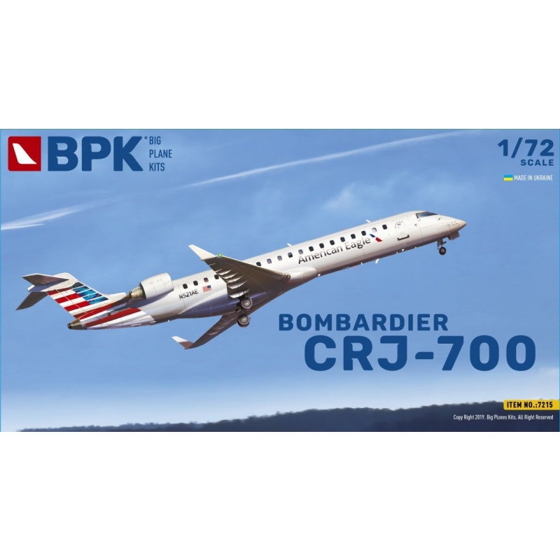 【新製品】BPK7215 ボンバルディア CRJ-700 アメリカンイーグル航空/デルタ航空