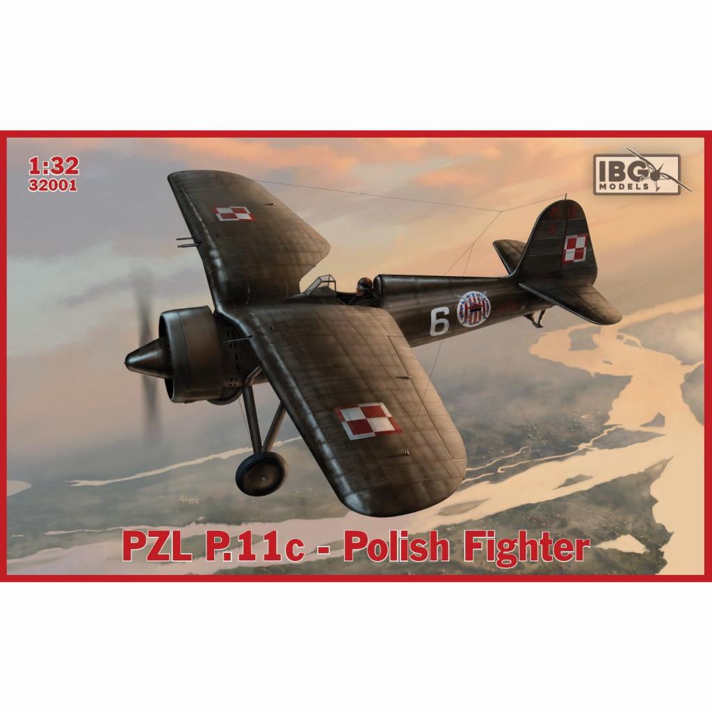 【新製品】32001)ポーランド PZL P.11ｃ ガル翼戦闘機