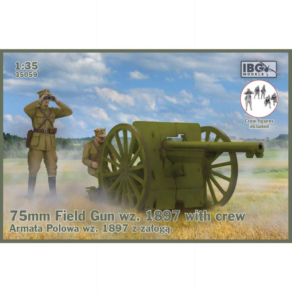 【新製品】35059 ポーランド 75mm シュナイダー M1897野砲 ポーランド型