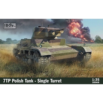 【新製品】35069 ポーランド 7TP 単砲塔型戦車 37mm砲 フルインテリア付