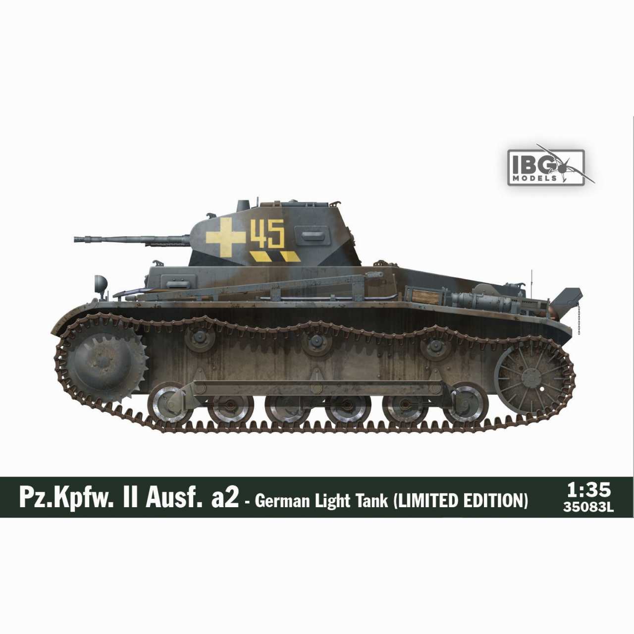 【新製品】35073L 独 II号戦車a2型 独戦車兵(初期）5体+金属砲身 限定品