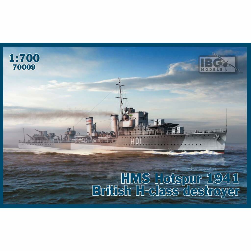 【新製品】PB70009 英海軍 H級駆逐艦 ホットスパー H-01 1941年