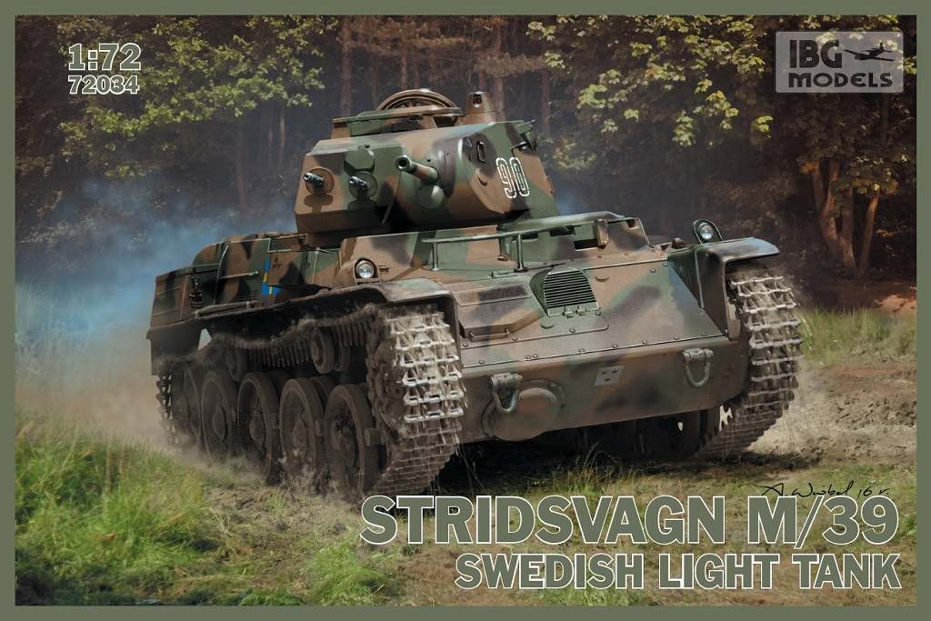 【新製品】72034)スウェーデン ストリッツヴァグン M39 軽戦車