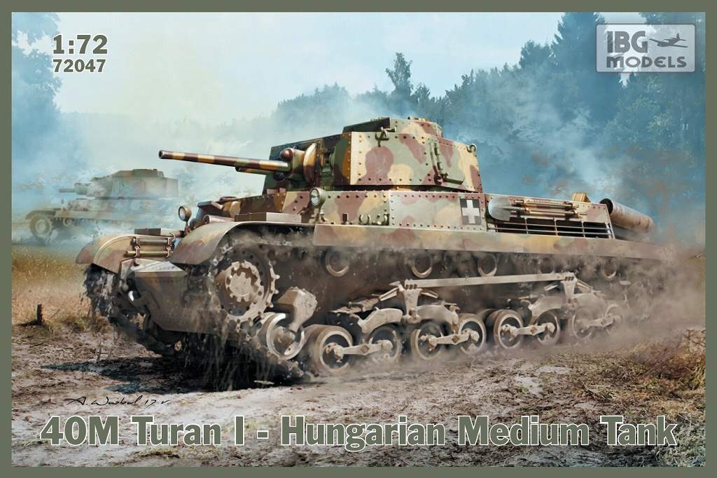 【新製品】72047)ハンガリー 40M トゥランI 中戦車 40mm砲型