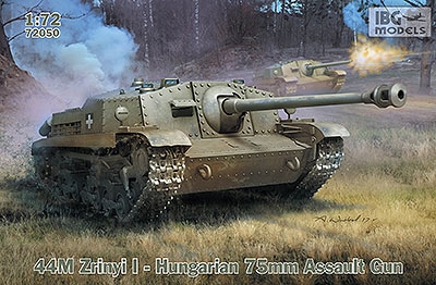 【新製品】72050)ハンガリー 44MズリーニィI 75mm突撃砲