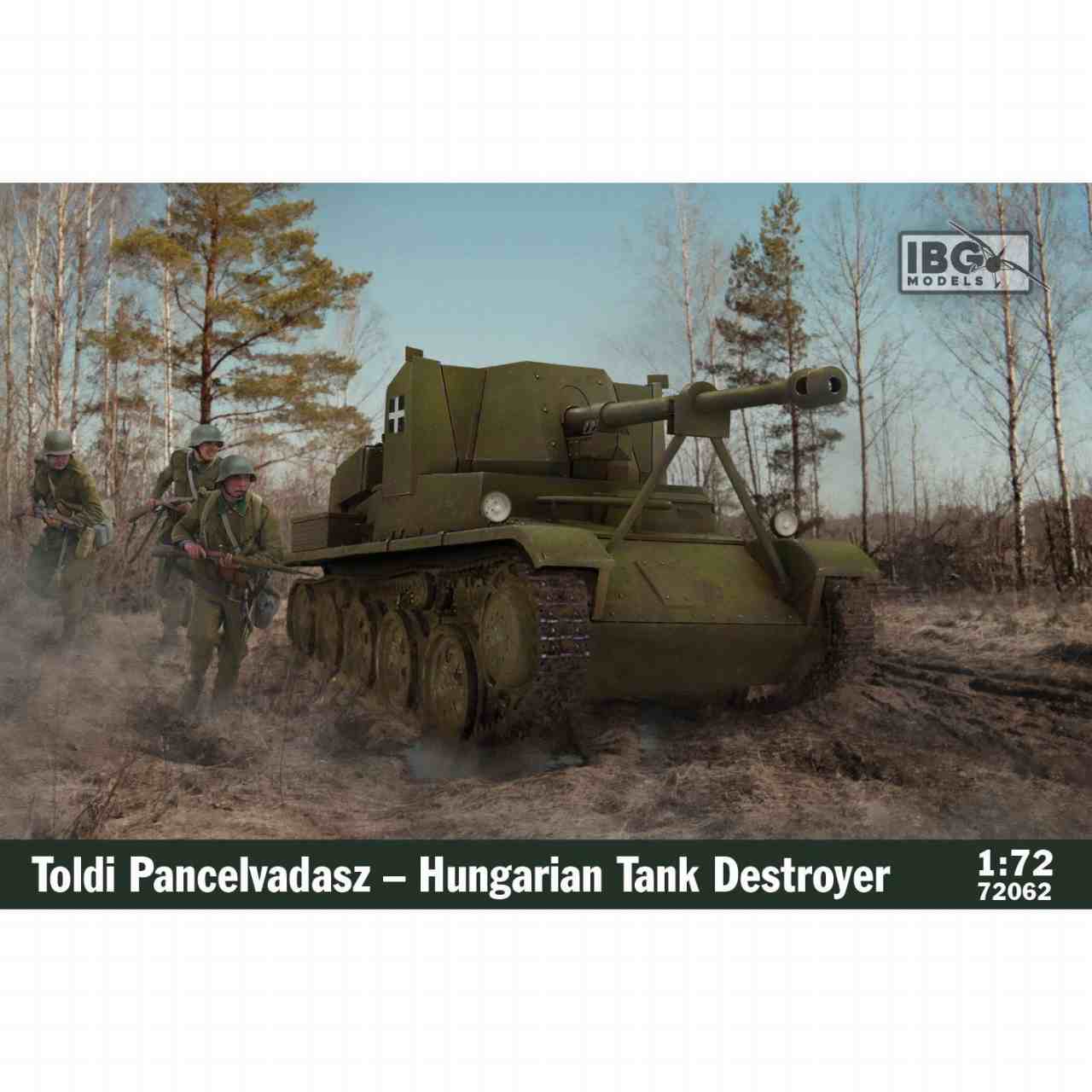 【新製品】72062 ハンガリー トルディ 7.5cmPAK40対戦車自走砲